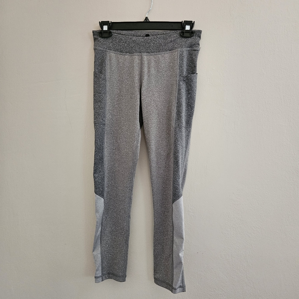 Aeropostale LLD Live Love Dream Heather Gray  Leggings Yoga Pants Pockets Medium